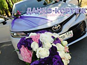 Сиреневый, пурпурный, лиловый, фиолетовый и любой другой цвет в свадебном оформлении от ДАНКО-КОРТЕЖ. Огромный выбор свадебных украшений для машин в наличии!