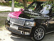 Розовый, малиновый, фуксия ... любые варианты свадебных украшений на авто от компании Данко - кортеж Волгоград