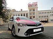 Toyota Camry на свадьбу в Волгограде и нежное оформление Вашего свадебного кортежа в розовых тонах от Данко - кортеж Волгоград